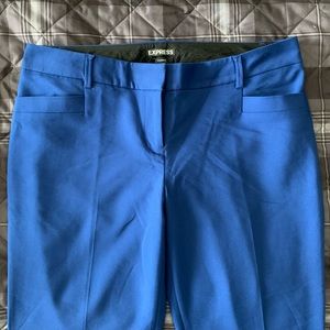 EXPRESS royal blue columnist pant size 10r